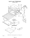 CAVITY AND STIRRER Diagram and Parts List for MH6700XM2  Whirlpool Microwave