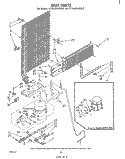 UNIT Diagram and Parts List for ET16JK1MWR2  Whirlpool Refrigerator