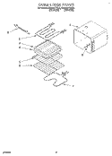 OVEN LINER Diagram and Parts List for KEBI141YWH4  KitchenAid Wall Oven