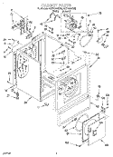 Part Location Diagram of 356837 Whirlpool LOCATOR, TOP LOCK