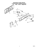 Part Location Diagram of 3150491 Whirlpool Panel, Control (Designer Mdl)