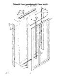 CABINET TRIMS AND BREAKER TRIM Diagram and Parts List for KSSS36DWW02  KitchenAid Refrigerator