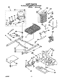 UNIT Diagram and Parts List for RS22AWXBL00  Roper Refrigerator