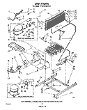 UNIT, LIT / OPTIONAL Diagram and Parts List for ET18ZKXMWR1  Whirlpool Refrigerator