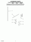 ACCESSORY PARTS Diagram and Parts List for KUDD03STSS0  KitchenAid Dishwasher