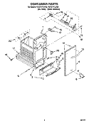 CONTAINER PARTS Diagram and Parts List for KUCC151LPA2  KitchenAid Trash Compactor