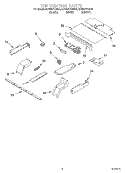 TOP VENTING, OPTIONAL Diagram and Parts List for KEBS277DBT8  KitchenAid Wall Oven