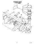 BLOWER Diagram and Parts List for KUDA23ZY0  KitchenAid Dishwasher
