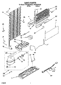 UNIT PARTS Diagram and Parts List for ET0WSRXML03  Whirlpool Refrigerator