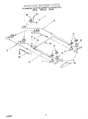 COOKTOP BURNER Diagram and Parts List for KGRT507BWH3  KitchenAid Range