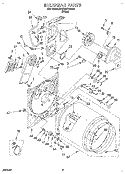 SECTION Diagram and Parts List for KEYW877BWH0  KitchenAid Dryer