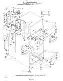 CABINET Diagram and Parts List for ET18JMXMWR6  Whirlpool Refrigerator