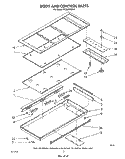 SECTION Diagram and Parts List for RC8850XRH1  Whirlpool Cooktop