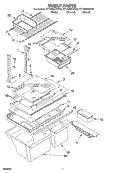 SHELF, OPTIONAL Diagram and Parts List for ET18GMXHN00  Whirlpool Refrigerator