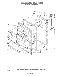 Part Location Diagram of 1104638 Whirlpool Panel, Refrigerator Door (Platinum)