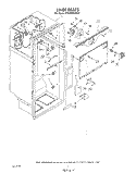 LINER Diagram and Parts List for ET25DMXVM02  Whirlpool Refrigerator