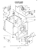 SECTION Diagram and Parts List for LE5530XPW0  Whirlpool Dryer