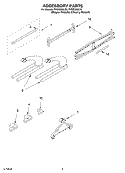 ACCESSORY Diagram and Parts List for PVWS600LY0  Whirlpool Cabinet