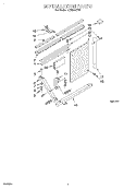 INSTALLATION Diagram and Parts List for ACM254XH0  Whirlpool Air Conditioner