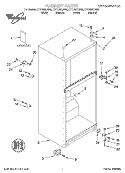 CABINET, LITERATURE Diagram and Parts List for ET17JMYJN00  Whirlpool Refrigerator