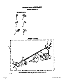 Part Location Diagram of 3349470 Whirlpool Wiring Harness & Pressure Switch Hose