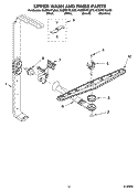 UPPER WASH AND RINSE PARTS, OPTIONAL PARTS (NOT INCLUDED) Diagram and Parts List for KUDP01FLBL5  KitchenAid Dishwasher