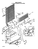 UNIT Diagram and Parts List for ET18JKXWF01  Whirlpool Refrigerator