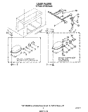 SECTION Diagram and Parts List for EH150CXSW00  Whirlpool Freezer