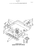 DOOR AND LATCH Diagram and Parts List for 4KUDI220T3  KitchenAid Dishwasher