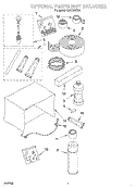 OPTIONAL Diagram and Parts List for CAH12WRK0  Crosley Air Conditioner