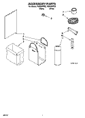 ACCESSORY PARTS Diagram and Parts List for TU800SPPQ0  Whirlpool Trash Compactor