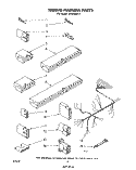 WIRING HARNESS Diagram and Parts List for SHU99053  Whirlpool Dishwasher