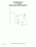 ACCESSORY PARTS Diagram and Parts List for KUDD03STPA2  KitchenAid Dishwasher