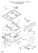 Part Location Diagram of LIT4363740 Whirlpool Use & Care Guide
