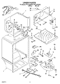 LINER Diagram and Parts List for TT21AKXKQ02  Estate Refrigerator
