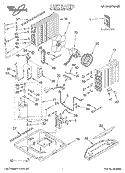 Part Location Diagram of 1165345 Whirlpool CONDENSER