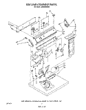 SECTION Diagram and Parts List for LE8600XWN0  Whirlpool Dryer