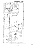 GEARCASE Diagram and Parts List for LB5300XKW0  Whirlpool Washer