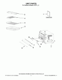 UNIT PARTS Diagram and Parts List for KCO111CU0  KitchenAid Toaster Oven