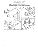 INSTALLATION Diagram and Parts List for ACQ142XD0  Whirlpool Air Conditioner