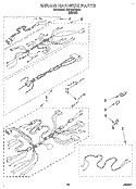 Part Location Diagram of 3184975 Whirlpool HARNS-WIRE