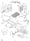 UNIT Diagram and Parts List for RS22AQXFN01  Roper Refrigerator