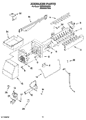 ICEMAKER PARTS Diagram and Parts List for KBRP20ERSS01  KitchenAid Refrigerator