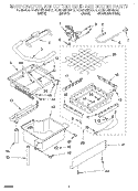 EVAPORATOR, ICE CUTTER GRID AND WATER Diagram and Parts List for KUIS155HBT0  KitchenAid Ice Maker