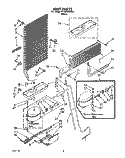 UNIT Diagram and Parts List for TT14EKRXW01  Estate Refrigerator