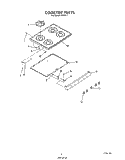 Part Location Diagram of 4336765 Whirlpool Rod, Support