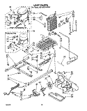 UNIT , LIT/OPTIONAL Diagram and Parts List for ED19AK1LWR4  Whirlpool Refrigerator