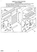 INSTALLATION Diagram and Parts List for AR1800XA2  Whirlpool Air Conditioner