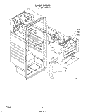LINER Diagram and Parts List for ET14AKXRWR0  Whirlpool Refrigerator