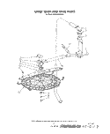 UPPER WASH AND RINSE Diagram and Parts List for KUDA220TWH0  KitchenAid Dishwasher